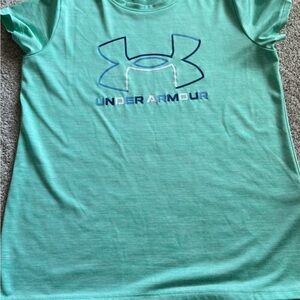 Under Armour Kids' Teal Short Sleeve Tee